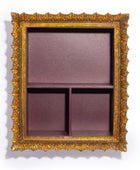 Gold Rocco Framed Box Shelf