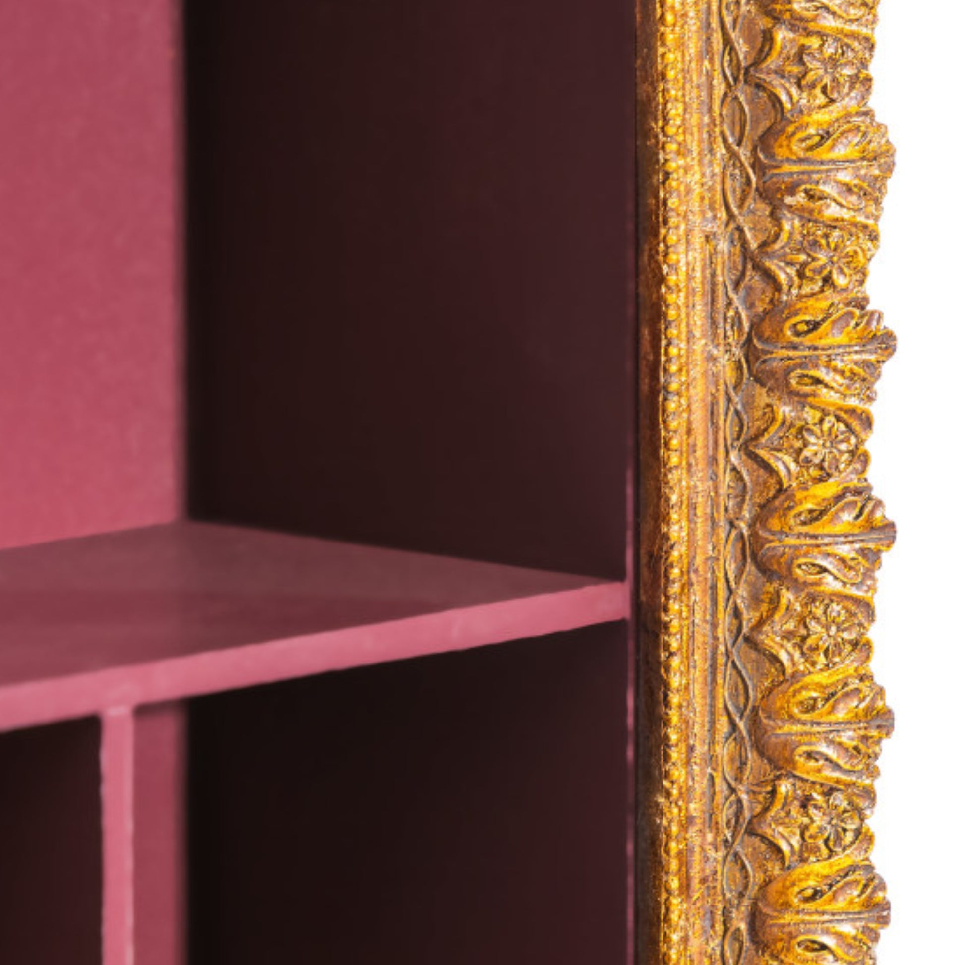 Gold Rocco Framed Box Shelf