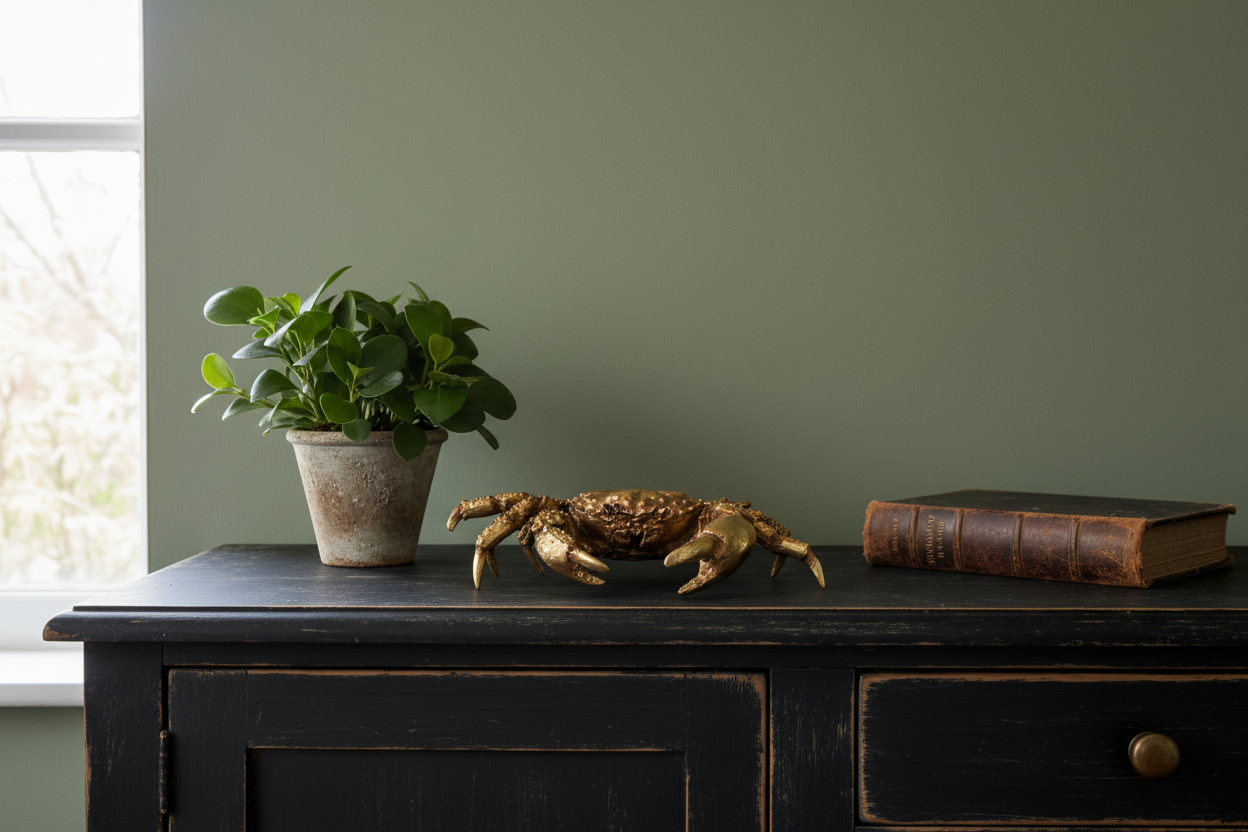 Golden Crab Ornament 2