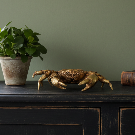 Golden Crab Ornament