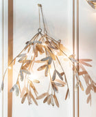 Golden Mistletoe LED hanging 1