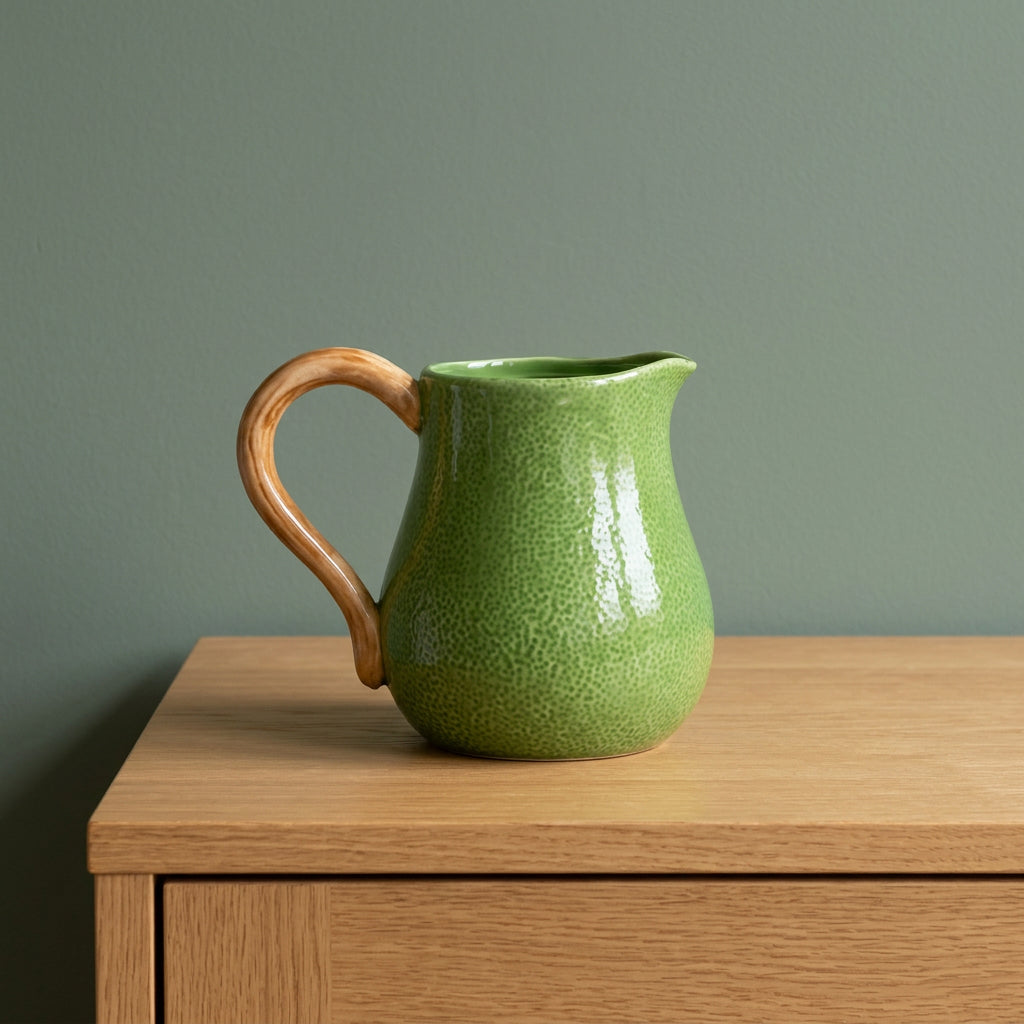 Green Lime Stoneware Jug 5