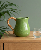 Green Lime Stoneware Jug