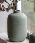 Green Speckle Metal Vase | The Farthing 2