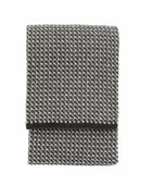 Grey Cross Knit Throw 1