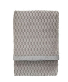 Grey Jacquard Velvet Knitted Throw 1