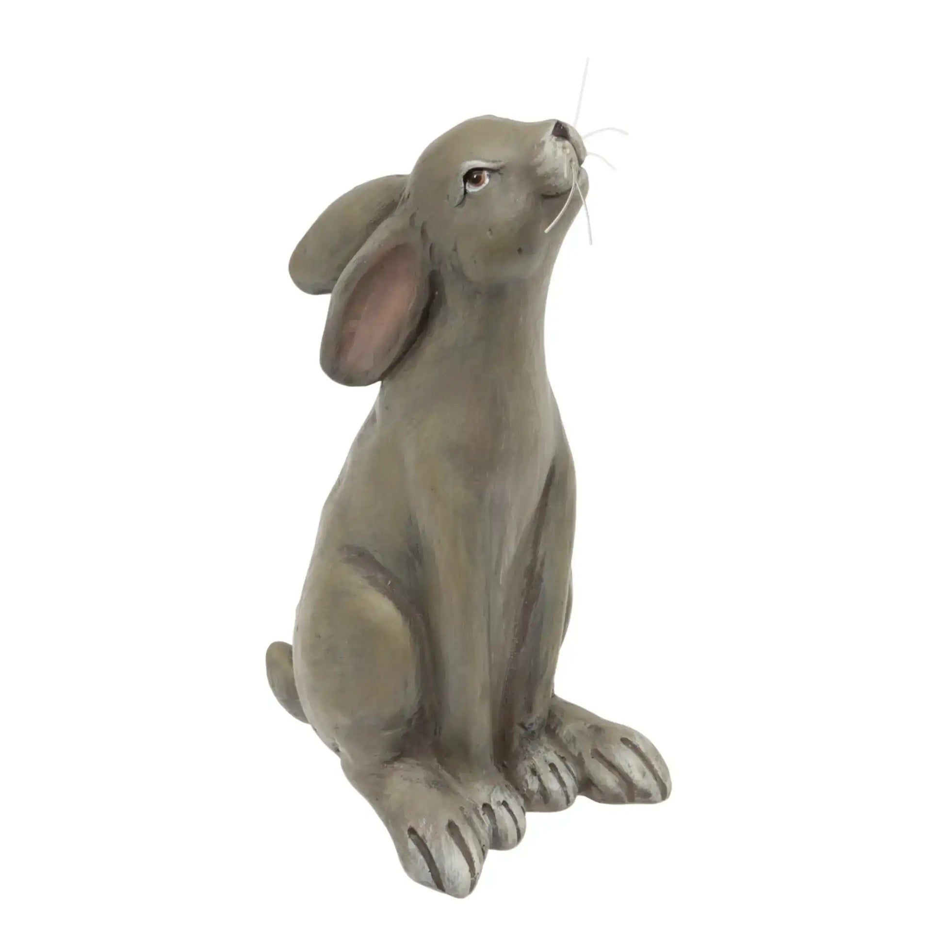 Grey Sitting Bunny Ornament 22