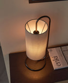 Grey and Black Loop Cylinder Table Lamp 66