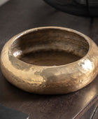 Hammered Metal Gold Bowl