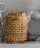 Handwoven Water Hyacinth Lantern - The Farthing