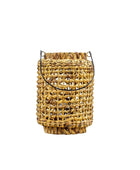 Handwoven Water Hyacinth Lantern - The Farthing