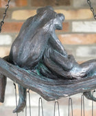 Hanging Cuddle Frogs Wind Chime