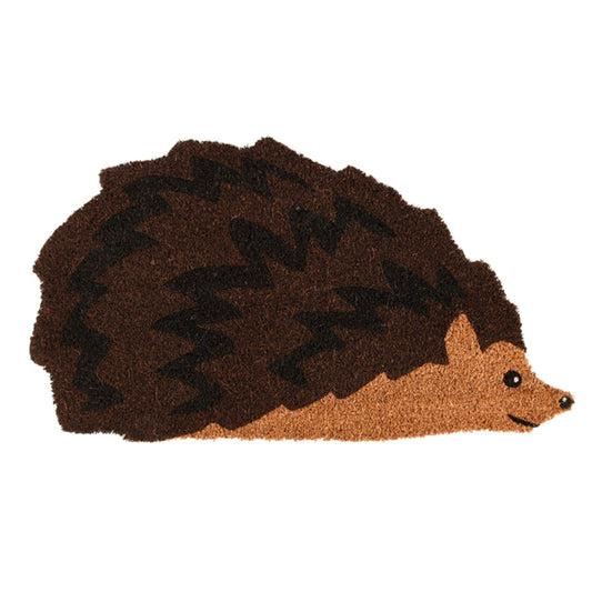 Hedgehog Print Coir Doormat - The Farthing