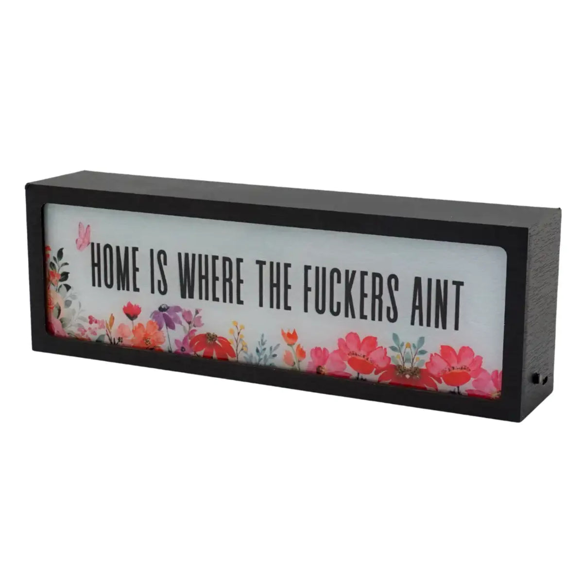 Home Is Where The Fuckers Ain’t LED Light Box 5