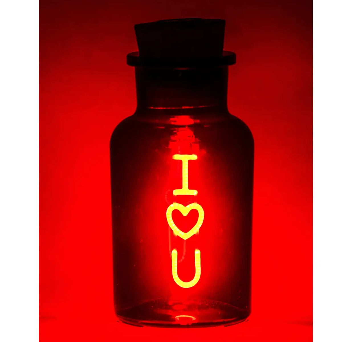 I Love You Neon Bottle Light 3