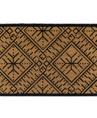 Ikat Patterned Coir Doormat - The Farthing