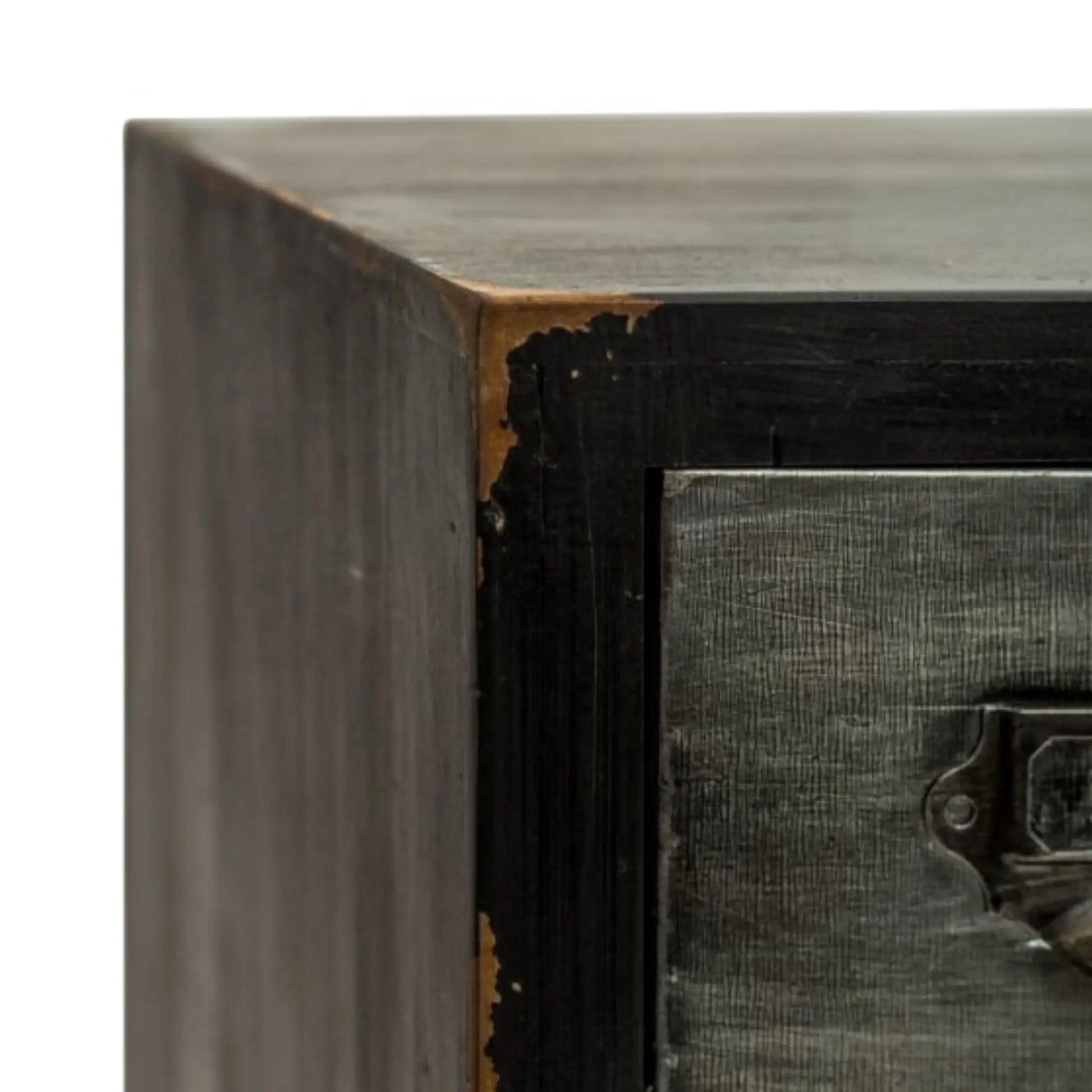 Industrial Distressed 16 Drawer Cabinet