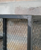 Industrial Metal Wine Wall Shelf