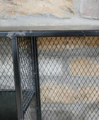 Industrial Metal Wine Wall Shelf