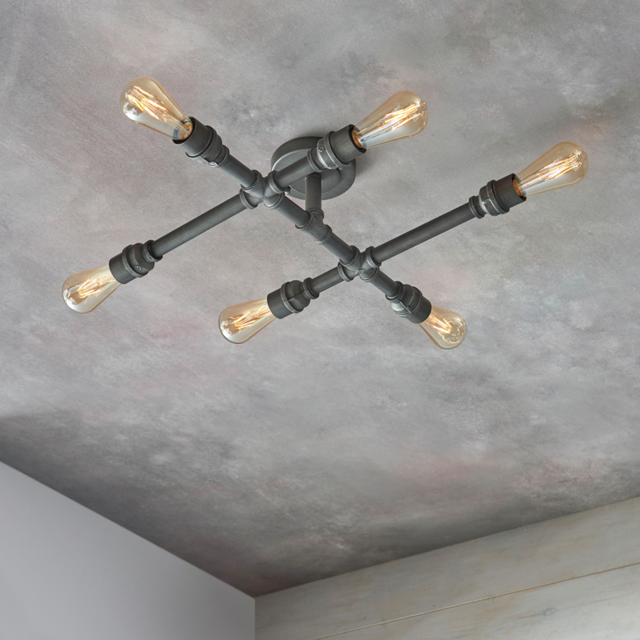 Industrial Pipe Ceiling Light 6