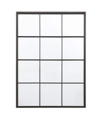 Industrial Rectangular Window Wall Mirror - The Farthing