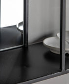 Industrial Side Shelf Portrait Mirror 5