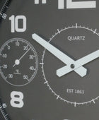 Industrial Spinning fields Wall Clock