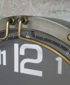 Industrial Spinning fields Wall Clock