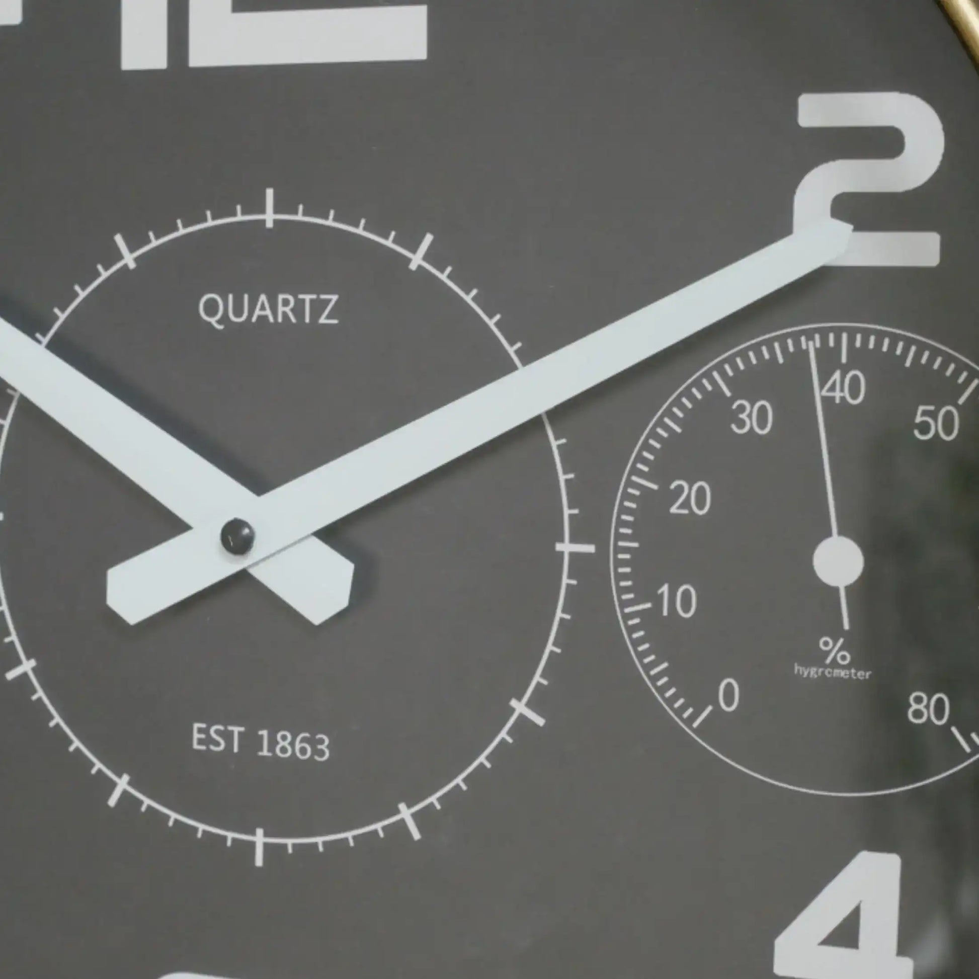 Industrial Spinning fields Wall Clock