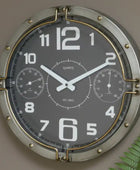 Industrial Spinning fields Wall Clock