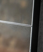 Large Aged Glass Tall Panel Mirror