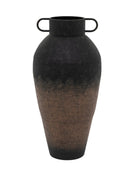 Large Antiqued Patina Black Vase 5