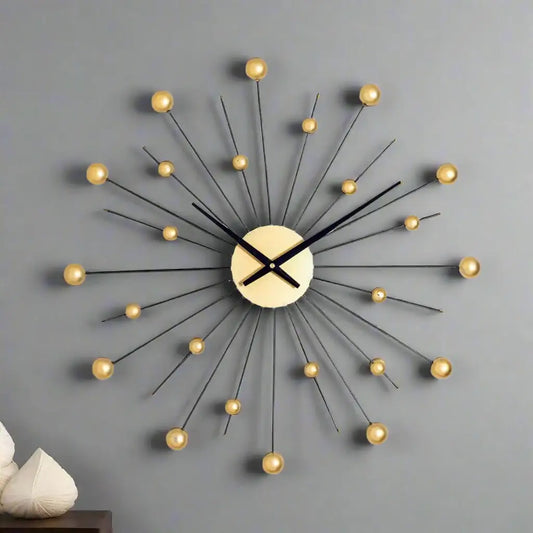 Large Art Deco Inspired Wall Clock
