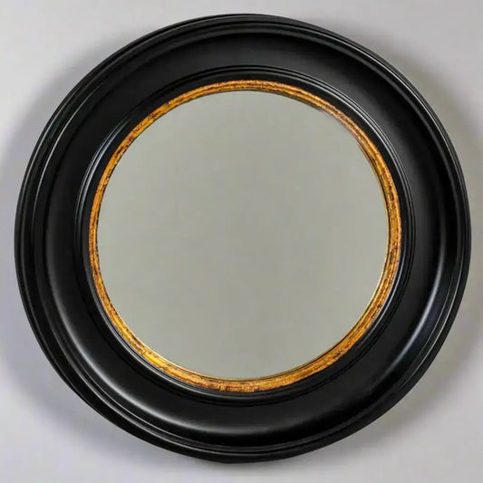 Large Convex Glass Porthole Wall Mirror