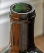 Large Green Glass Bottle Vase 1