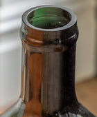 Large Green Glass Bottle Vase 1