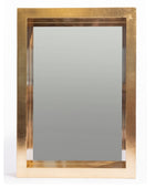 Large Rectangular Gold Leaf Wall Mirror 1