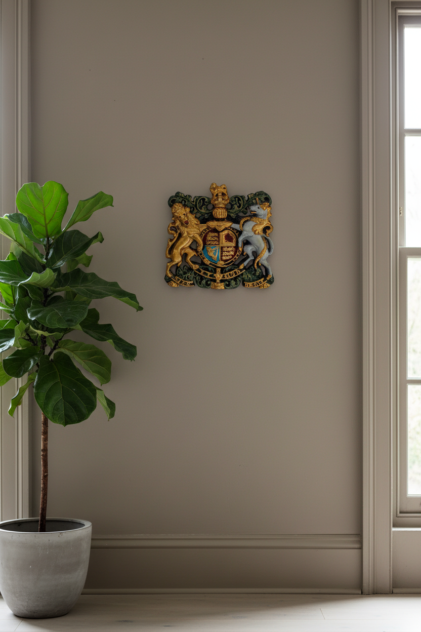 Large Regal Coat of Arms Wall Sign