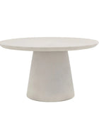 Large Round GRC Pedestal Outdoor Dining Table 2