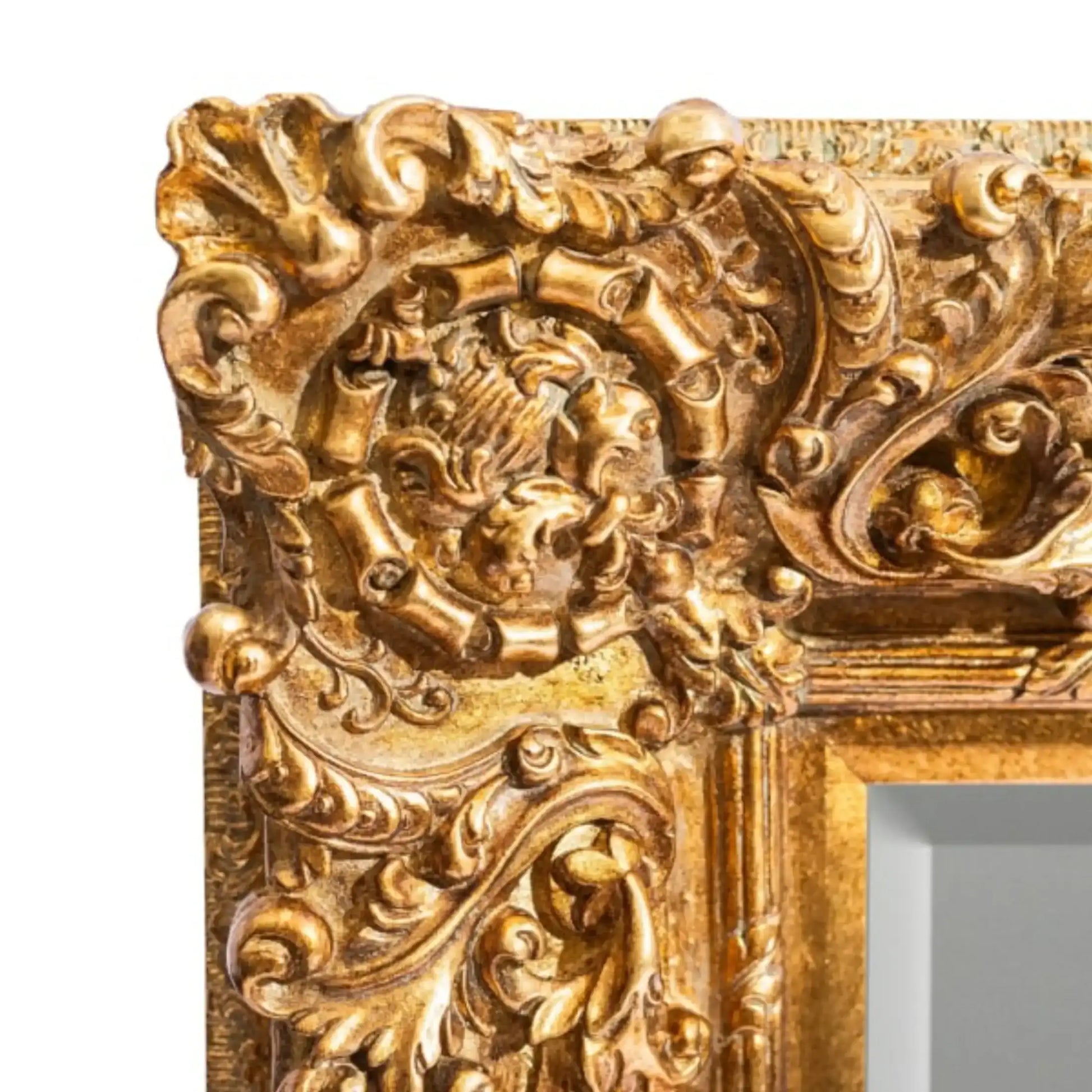 Large Vintage Style Gold Ornate Mirror