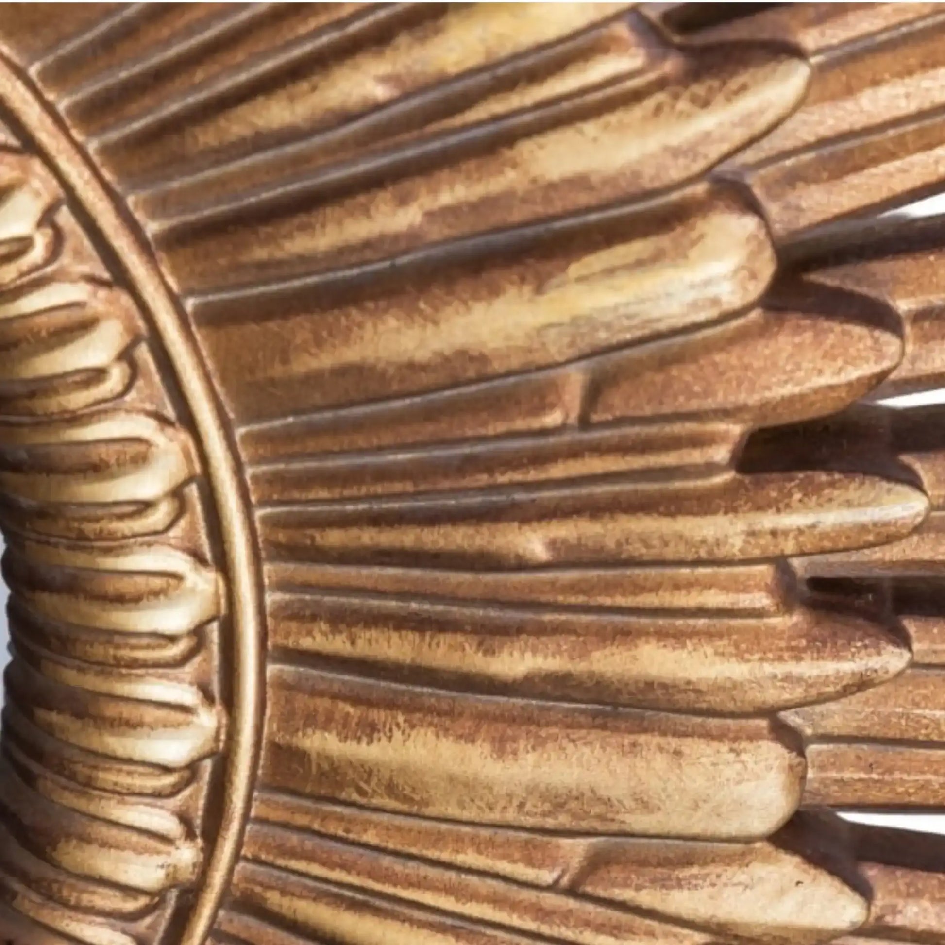 Close-up of a metallic gear with detailed teeth