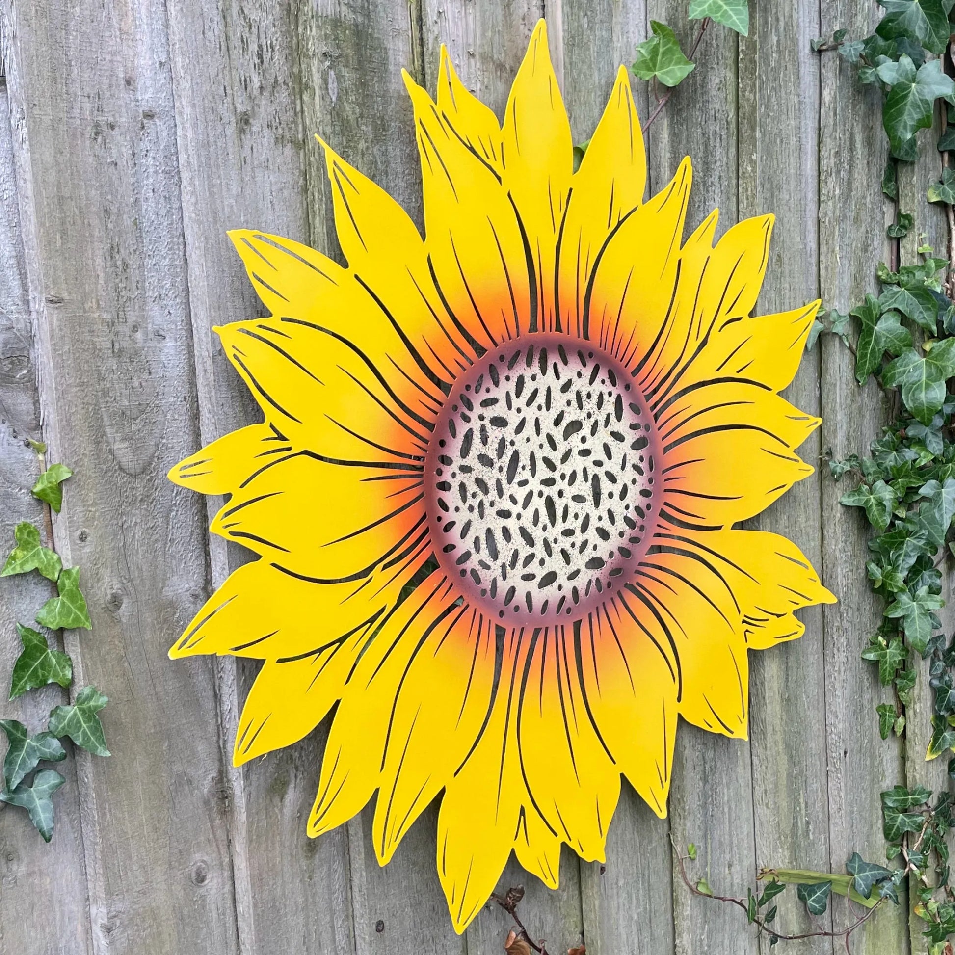 Large Yellow Sunflower Garden Wall Art 77