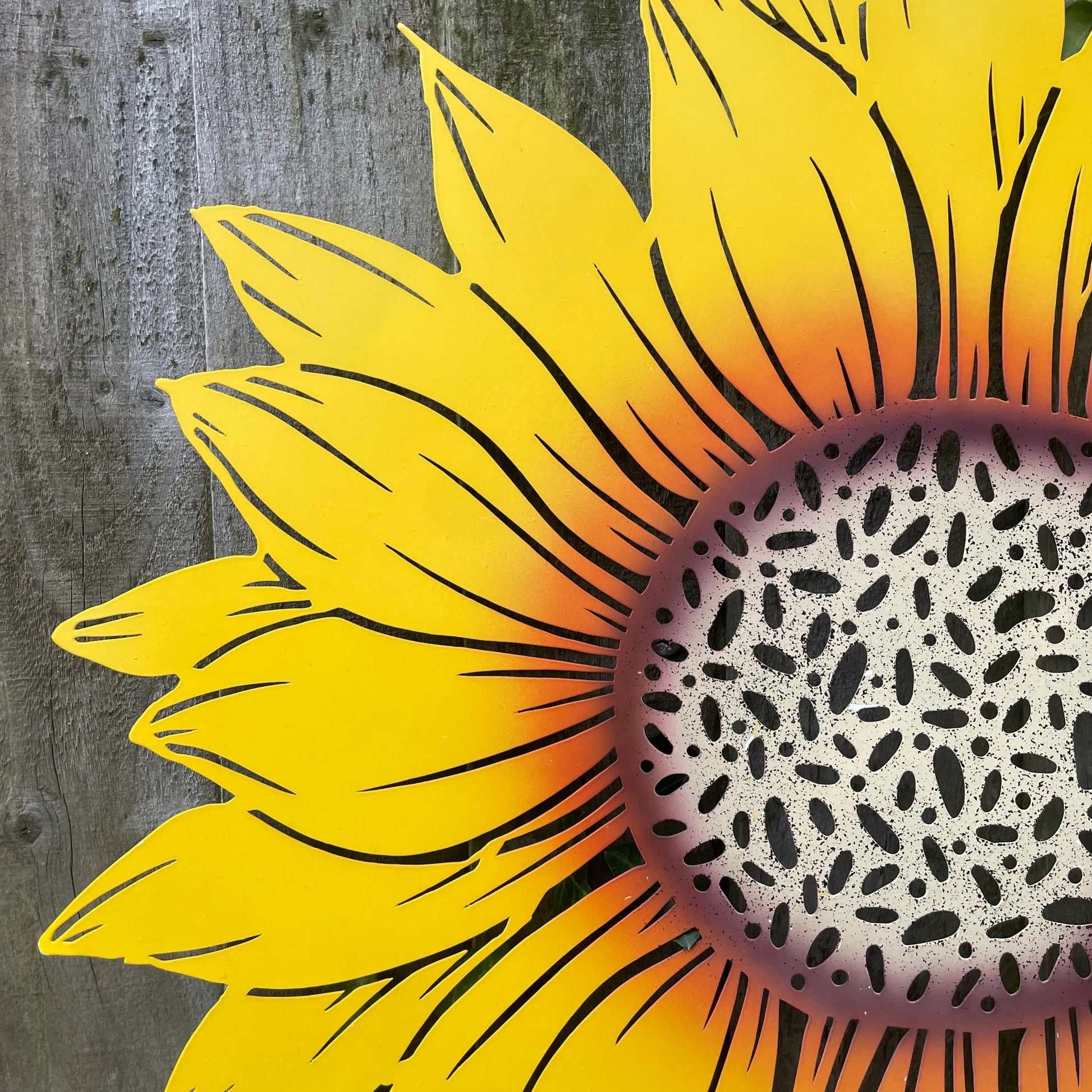 Large Yellow Sunflower Garden Wall Art 7