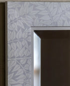 Leaf Pattern Edge Wall Mirror