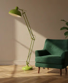 LimeGreenDeskStyleFloorLamp
