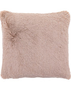 Luxurious Mauve Faux Fur Cushion 1