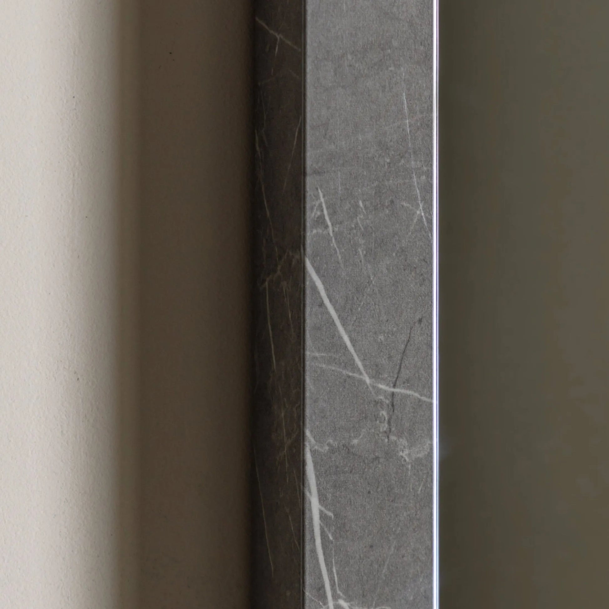 Marbled Grey Rectangular Mirror