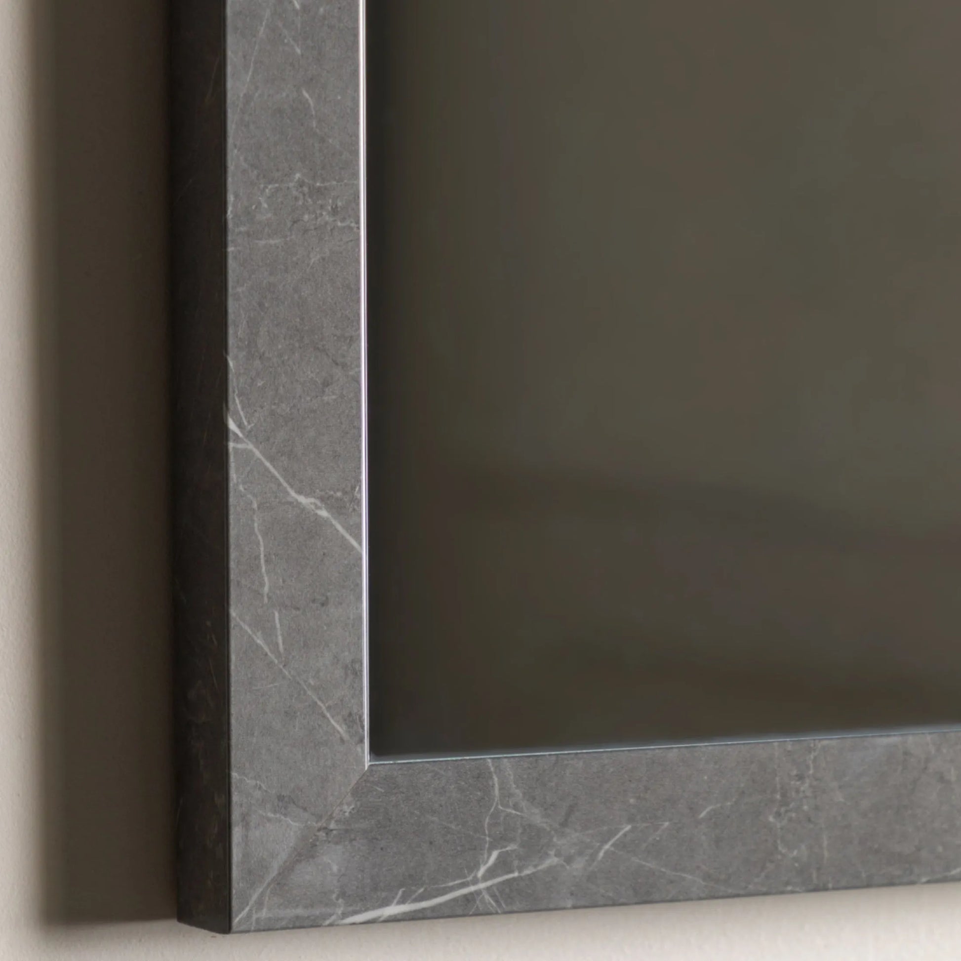 Marbled Grey Rectangular Mirror 4