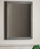 Marbled Grey Rectangular Mirror 7