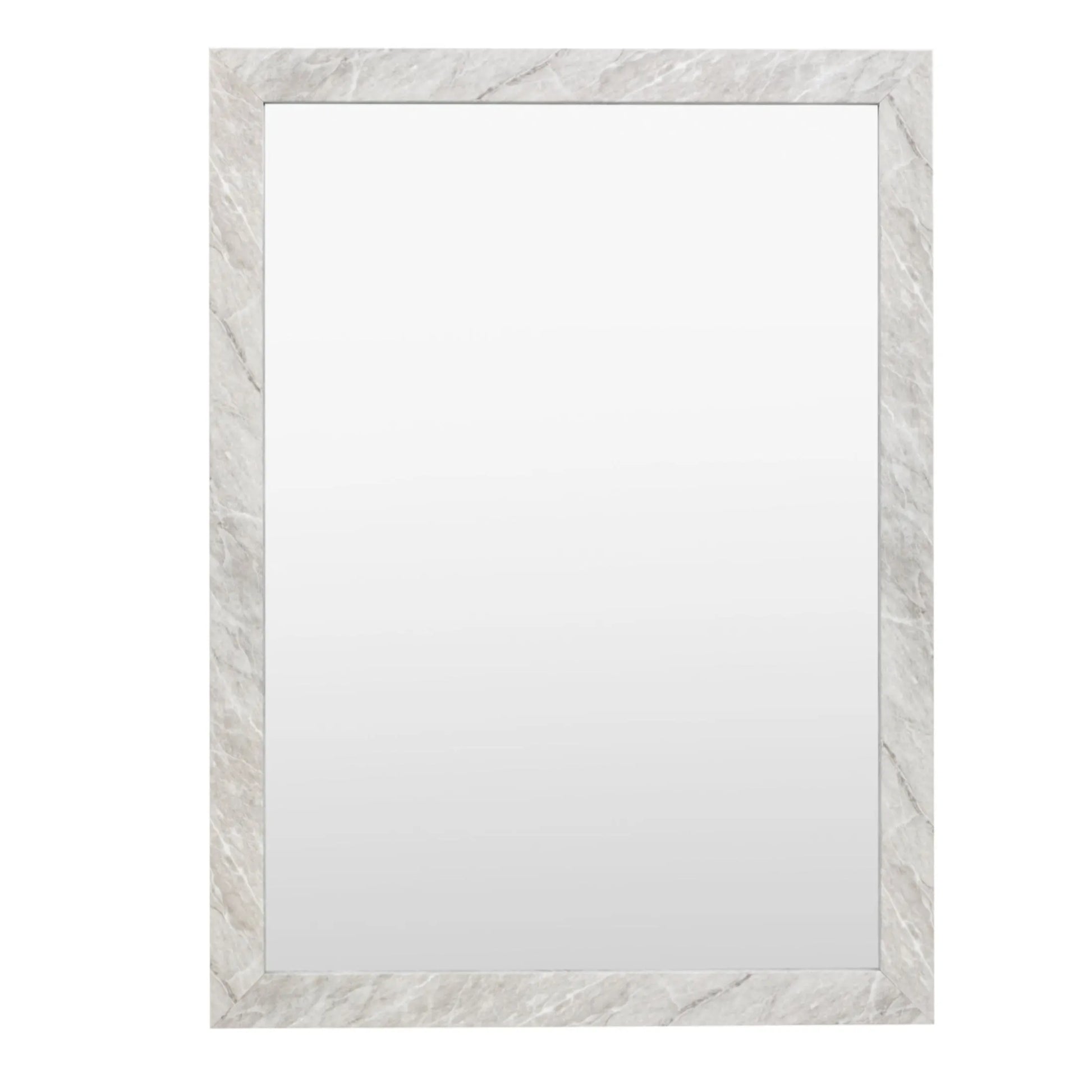 Marbled White & Grey Rectangular Mirror 4